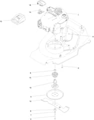 Hayter Harrier 41 Autodrive VS ES B&S - 376B (407000000 - 999999999) - Engine - Blade