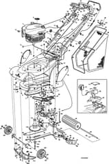 Hayter Harrier 41 ES VS - 412D (412D260000001 - 412D260999999) - Mainframe Assembly