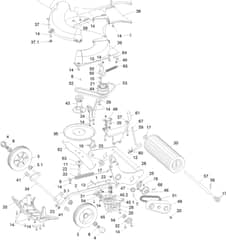 Hayter Harrier 41 ES VS - 412H (412H313000001 - 412H313999999) - Lower Mainframe