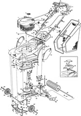 Hayter Harrier 41 Push - 410E (410E290000001 - 410E290999999) - Mainframe Assembly