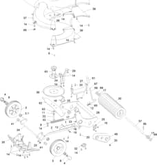 Hayter Harrier 41 Push - 410H (315000001 - 315000172) - Lower Mainframe