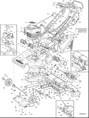 Hayter Harrier 48 5 Speed ES Au - 488S (488S001001 - 488S099999) - Parts Assembly