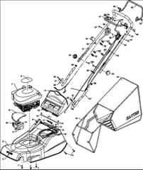 Hayter Harrier 48 AD VS - 491G (310000001 - 312999999) - Upper Mainframe