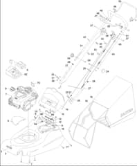 Hayter Harrier 48 AD VS - 491J (316000101 - 316999999) - Upper Mainframe