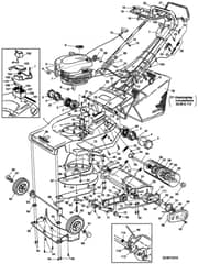Hayter Harrier 48 Autodrive - 480C (480C001001 - 480C099999) - Mainframe Assembly