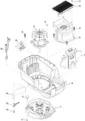 Hayter Harrier 48 Autodrive 60V - 477A (400000000 - 407399999) - Motor Module 01