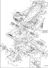 Hayter Harrier 48 Autodrive BBC - 485S (485S001001 - 485S099999) - Parts Assembly