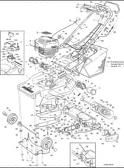 Hayter Harrier 48 Autodrive ES - 481V (481V001001 - 481V099999) - Parts Assembly