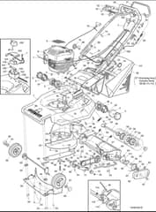 Hayter Harrier 48 Autodrive ES - 481T (481T001001 - 481T099999) - Parts Assembly