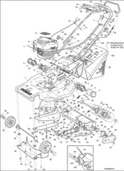 Hayter Harrier 48 Autodrive - 480T (480T001001 - 480T099999) - Parts Assembly