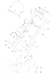 Hayter Harrier 48 Autodrive VS - 474A (404000000 - 406999999) - Handlebar - Controls