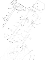 Hayter Harrier 48 Autodrive VS BBC - 475A (409259243 - 999999999) - Handlebar - Controls