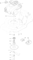 Hayter Harrier 48 Autodrive VS ES - 476A (409035297 - 999999999) - Engine - Blade
