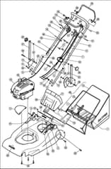 Hayter Harrier 48 Pro - 496D (496D260000001 - 496D260999999) - Upper Mainframe