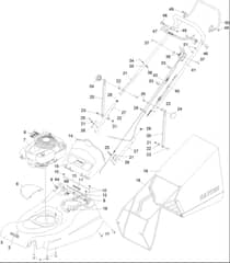 Hayter Harrier 48 Pro - 496H (315000001 - 315999999) - Upper Mainframe