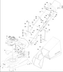 Hayter Harrier 48 Pro - 496H (496H316000101 - 496H316999999) - Upper Mainframe