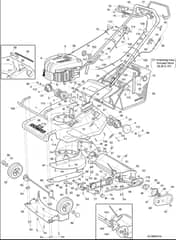 Hayter Harrier 48 Pro Autodrive - 486A (486A001001 - 486A099999) - Parts Assembly