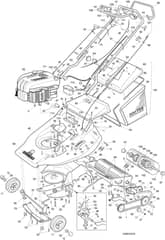 Hayter Harrier 56 AD - 340S (340S001001 - 340S003140) - Mainframe Assembly
