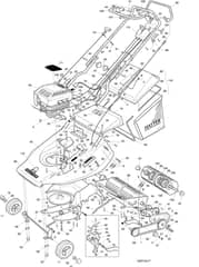 Hayter Harrier 56 AD - 340T (340T011407 - 340T099999) - Mainframe Assembly