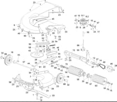 Hayter Harrier 56 Autodrive - 560J (402000000 - 999999999) - Lower Mainframe
