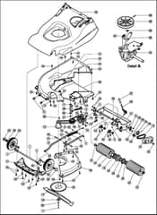 Hayter Harrier 56 Autodrive ES - 561D (561D260000001 - 561D260999999) - Lower Mainframe