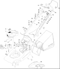 Hayter Harrier 56 Autodrive ES - 561H (561H315000001 - 561H315999999) - Upper Mainframe
