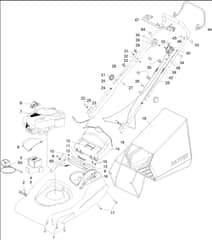 Hayter Harrier 56 Autodrive ES - 561H (561H313000001 - 561H313999999) - Upper Mainframe 56