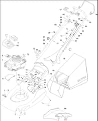 Hayter Harrier 56 Autodrive ES - 561J (316000101 - 316999999) - Upper Mainframe