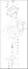 Hayter Harrier 56 Autodrive VS - 574A (408921155 - 408999999) - Engine - Blade