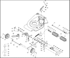 Hayter Harrier 56 Autodrive VS - 575A (404000000 - 999999999) - Traction - Suspension - - Hoc