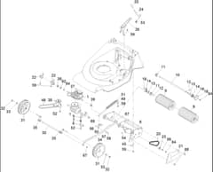 Hayter Harrier 56 Autodrive VS ES - 576B (404000000 - 408999999) - Traction - Suspension - - Hoc