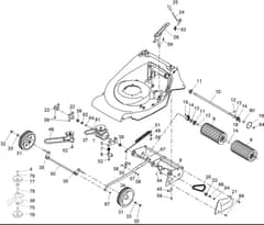 Hayter Harrier 56 Autodrive VS ES - 576B (409174256 - 410999999) - Traction - Suspension - - Hoc