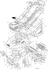 Hayter Harrier 56 Cat Converter - 342L (342L001121 - 342L099999) - Mainframe Assembly