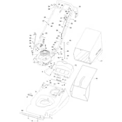 Hayter Harrier 56 Pro - 566H (566H313000001 - 566H313999999) - Upper Mainframe Harrier 56 Pro