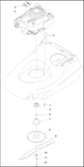Hayter Harrier 56 Pro - 566J (400000000 - 401999999) - Engine - Blade