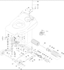 Hayter Harrier 56 Pro - 566J (402000000 - 999999999) - Traction Suspension Hoc
