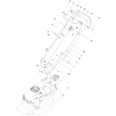 Hayter Harrier Harrier 41 - 375A (408000000 - 408972329) Handlebar and Controls