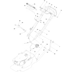 Hayter Harrier Harrier 41 - 379B (418000101 - 999999999) Handlebar and Controls