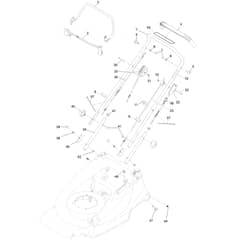 Hayter Harrier Harrier 48 - 474B (418000000 - 419999999) Handlebar and Controls