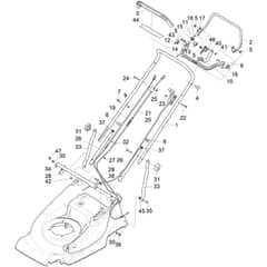 Hayter Harrier Harrier 48 - 479C (418000000 - 418757219) HANDLEBAR AND CONTROLS