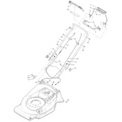 Hayter Harrier Harrier 56 - 574B (416000101 - 416999999) Handlebar and Controls