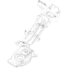 Hayter Harrier Harrier 56 - 577A (414000000 - 418999999) Handlebar and Controls