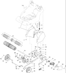 Hayter Hawk 43cm Roller 60V Sp - 555A (321000001 - 321999999) - Transmission - Height Of Cut