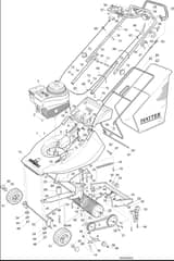 Hayter Hawk AD - 312B (312B001001 - 312B099999) - Mainframe Diagram