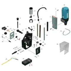 Makita HB350 - Magnetic Drill - Power Tool 01 Diagram