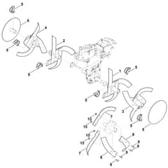 Viking HB445.1 - Hoe Assy. - Parts Diagram