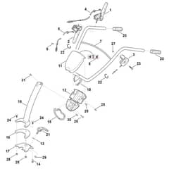Viking HB445.1 R - Handle - Parts Diagram