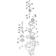Viking HB445.2 R - Drive - Parts Diagram