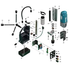 Makita HB500 - Magnetic Drill - Power Tool 02 Diagram