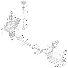 Viking HB685.0 - Gear Head - Parts Diagram